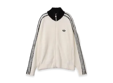 adidas Faux Mohair Classic Tracktop "Off Whtite/Black"