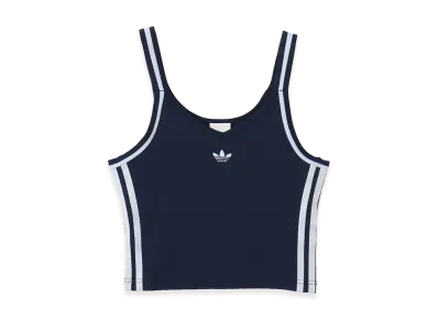 adidas Summer Glow Vintage Inspired Slim Tank Top "Navy"