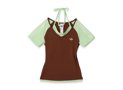 adidas Summer Glow Vintage T-Shirt "Brown/Green"