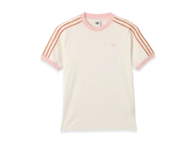 adidas Women's Summer Glow Advanced Three Stripes T-Shirt "White"