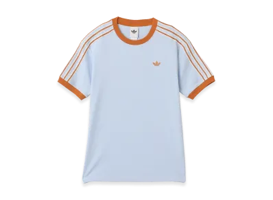 adidas Women's Summer Glow Advanced Three Stripes T-Shirt "Light Blue"
