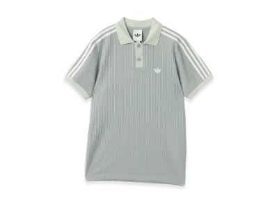 adidas Waffle Knit Polo Shirt "Green"