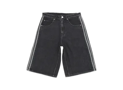 adidas Firebird Adicolor Denim Shorts "Black"