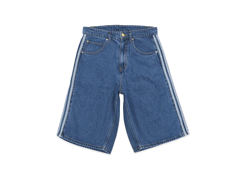 adidas Firebird Adicolor Denim Shorts "Indigo"