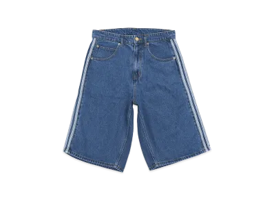 adidas Firebird Adicolor Denim Shorts "Indigo"