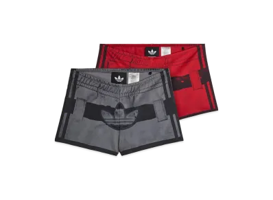adidas x Avavav Women's Print Shorts "Better Scarlet/Grey Four"