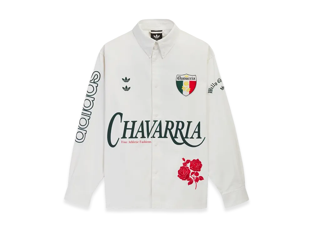 adidas x Willy Chavarria Button-Up Shirt "Off White"