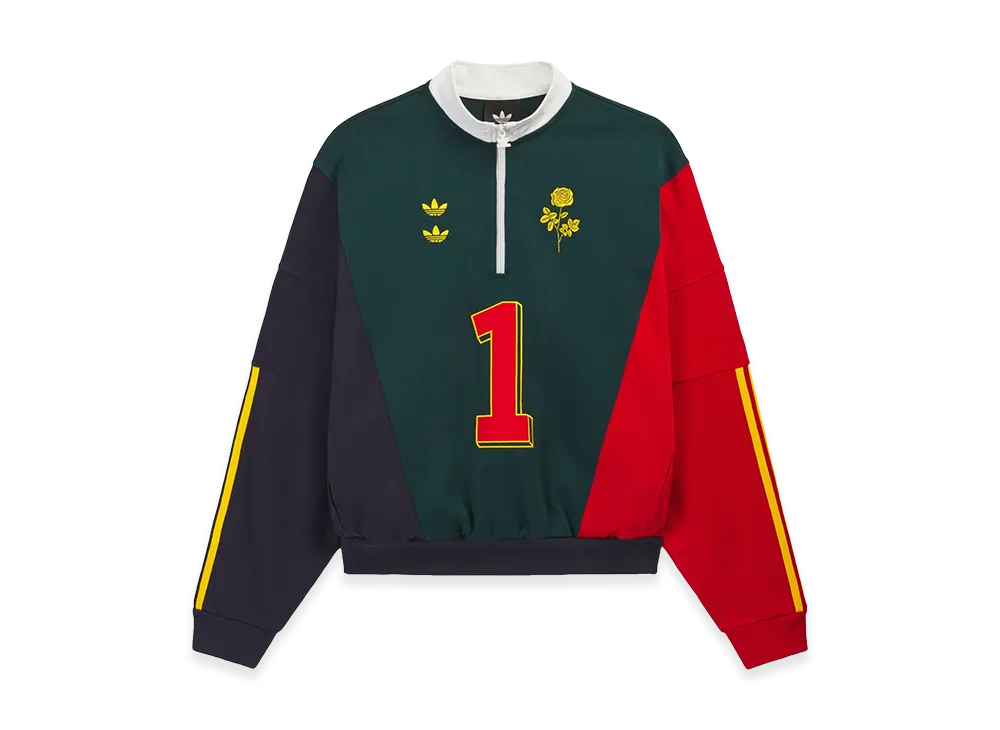 adidas x Willy Chavarria Watsonville Quarter-Zip "Aurora Ivy"