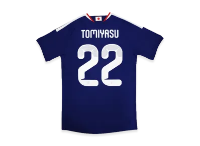 adidas Soccer Japan 2026 Home Authentic Jersey #22 Takehiro Tomiyasu "Japan Blue/Ash Blue"