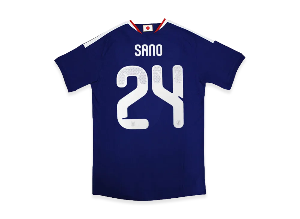 adidas Soccer Japan 2026 Home Authentic Jersey #24 Kaisyu Sano "Japan Blue/Ash Blue"