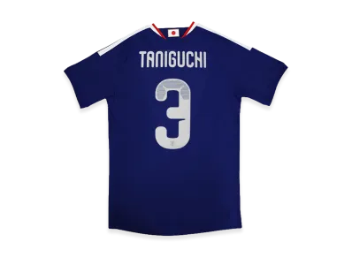 adidas Soccer Japan 2026 Home Authentic Jersey #3 Shogo Taniguchi "Japan Blue/Ash Blue"