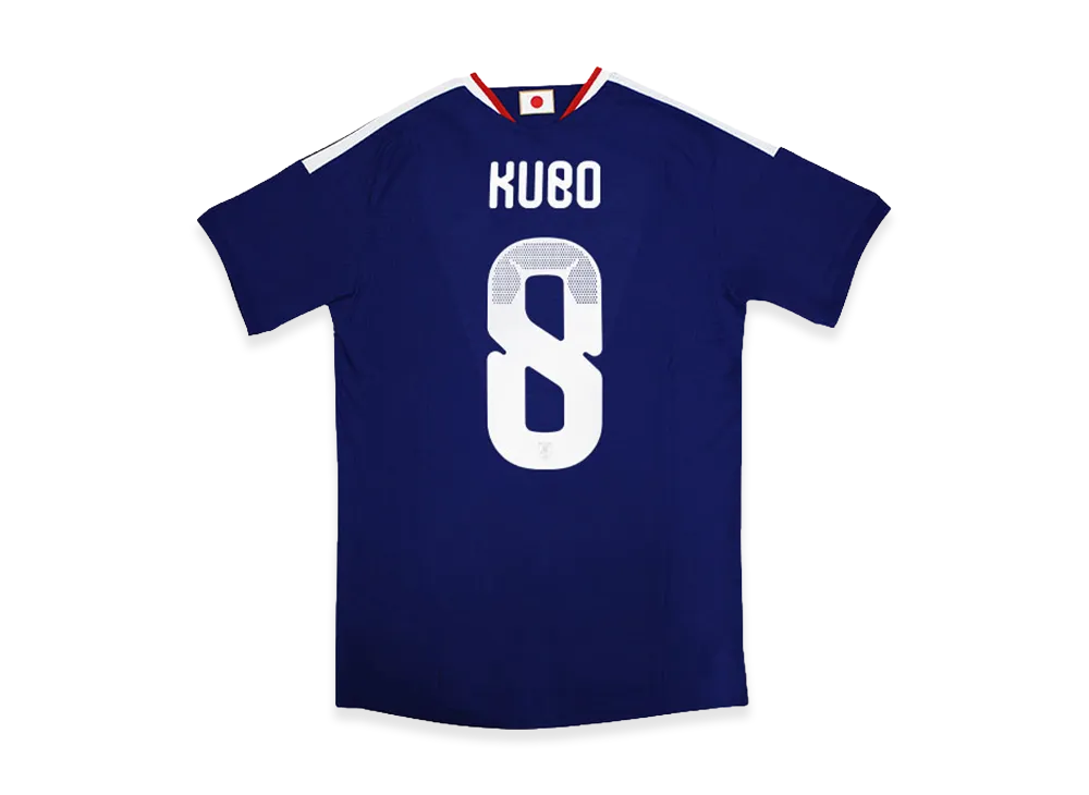 adidas Soccer Japan 2026 Home Authentic Jersey #8 Takefusa Kubo "Japan Blue/Ash Blue"