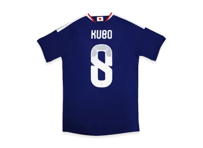 adidas Soccer Japan 2026 Home Authentic Jersey #8 Takefusa Kubo "Japan Blue/Ash Blue"