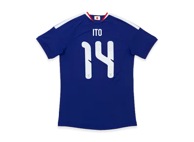 adidas Soccer Japan 2026 Home Authentic Jersey #14 Junya Ito "Japan Blue/Ash Blue"