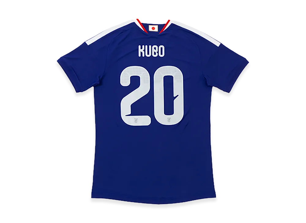 adidas Soccer Japan 2026 Home Authentic Jersey #20 Takefusa Kubo "Japan Blue/Ash Blue"