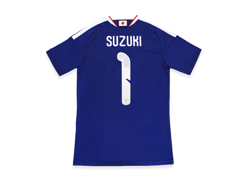 adidas Soccer Japan 2026 Home Replica Jersey #1 Zion Suzuki "Japan Blue/Ash Blue"