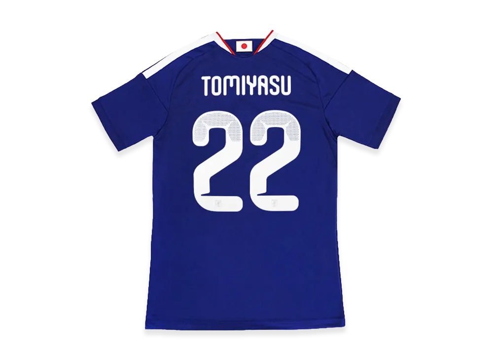 adidas Soccer Japan 2026 Home Replica Jersey #22 Takehiro Tomiyasu "Japan Blue/Ash Blue"