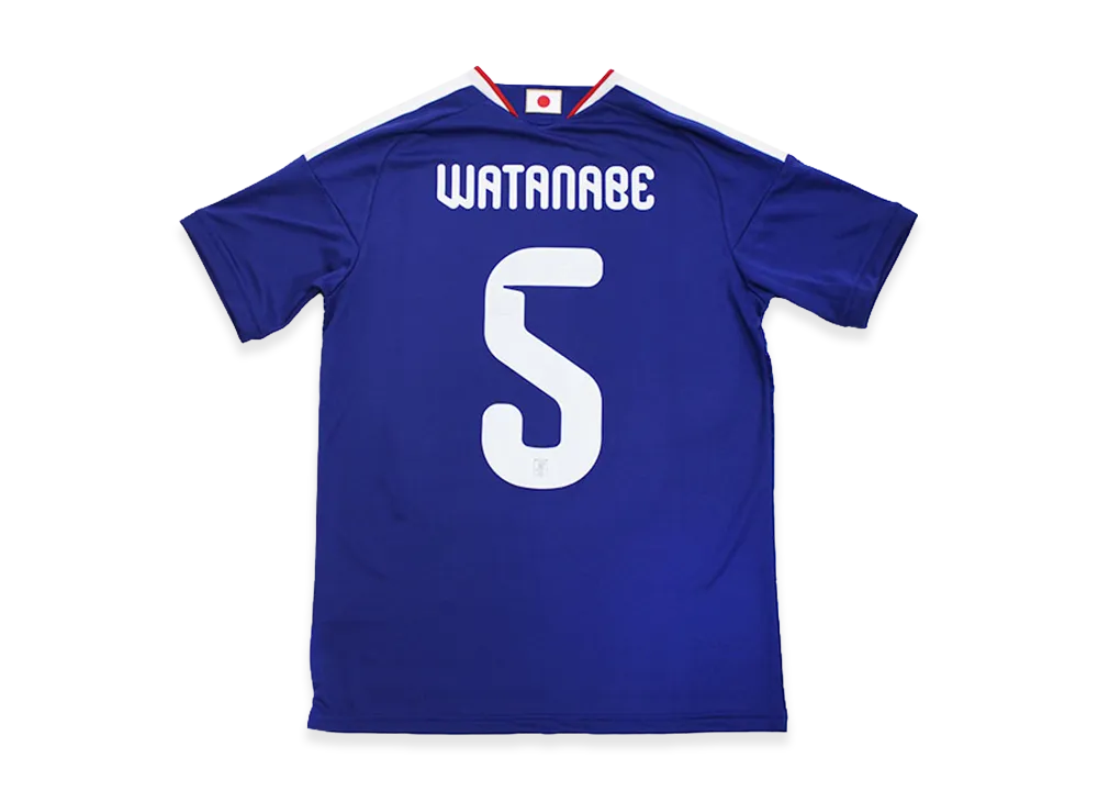 adidas Soccer Japan 2026 Home Replica Jersey #5 Tsuyoshi Watanabe "Japan Blue/Ash Blue"