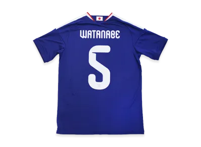adidas Soccer Japan 2026 Home Replica Jersey #5 Tsuyoshi Watanabe "Japan Blue/Ash Blue"