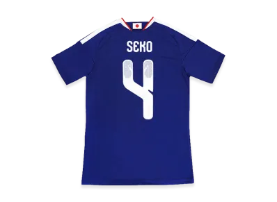 adidas Soccer Japan 2026 Home Replica Jersey #4 Ayumu Seko "Japan Blue/Ash Blue"