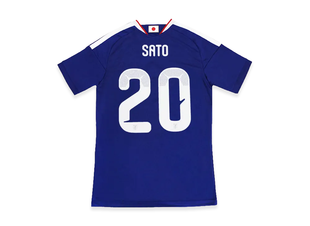 adidas Soccer Japan 2026 Home Replica Jersey #20 Ryunosuke Sato "Japan Blue/Ash Blue"