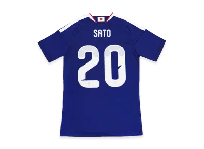 adidas Soccer Japan 2026 Home Replica Jersey #20 Ryunosuke Sato "Japan Blue/Ash Blue"