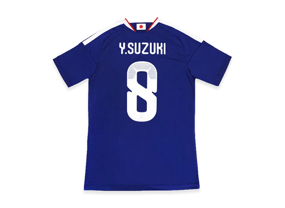 adidas Soccer Japan 2026 Home Replica Jersey #8 Yuito Suzuki "Japan Blue/Ash Blue"