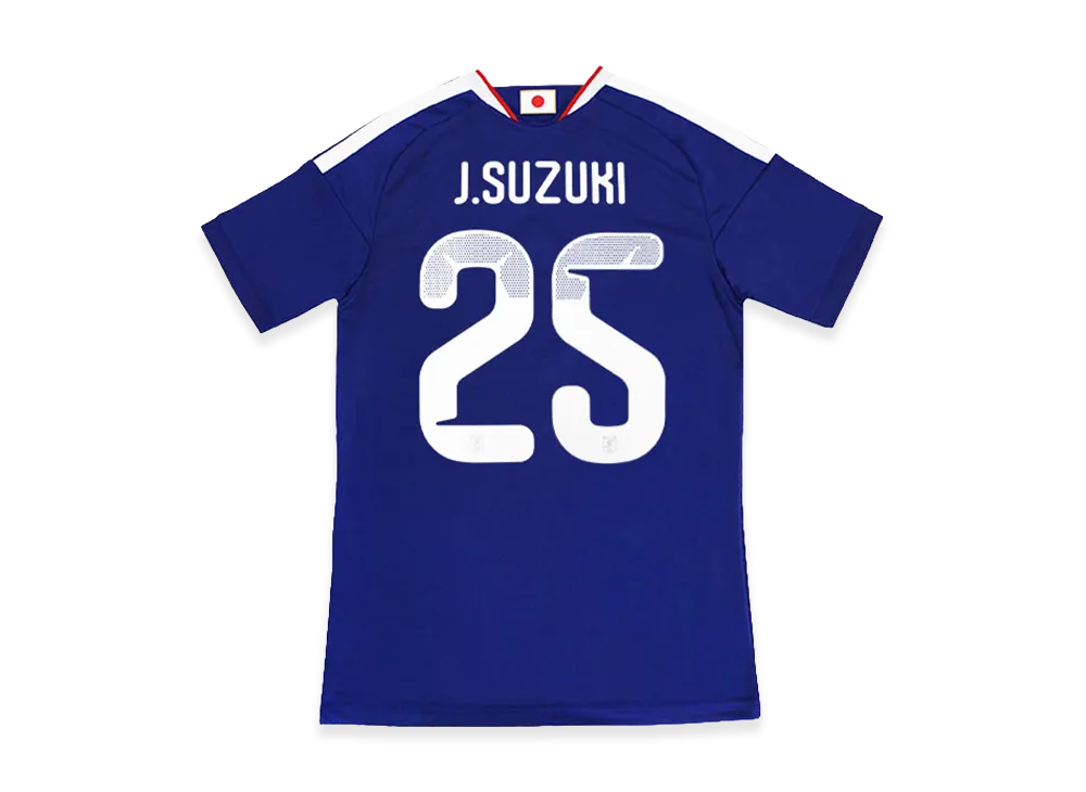 adidas Soccer Japan 2026 Home Replica Jersey #25 Junnosuke Suzuki "Japan Blue/Ash Blue"