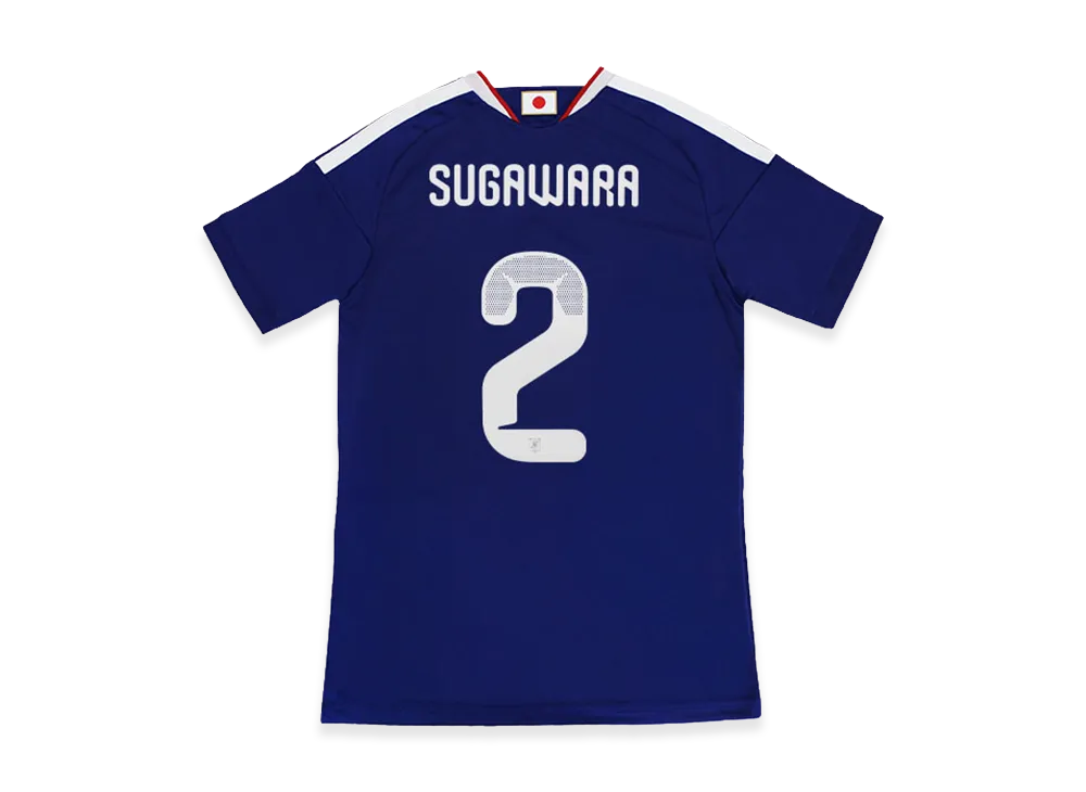adidas Soccer Japan 2026 Home Replica Jersey #2 Yukinari Sugawara "Japan Blue/Ash Blue"