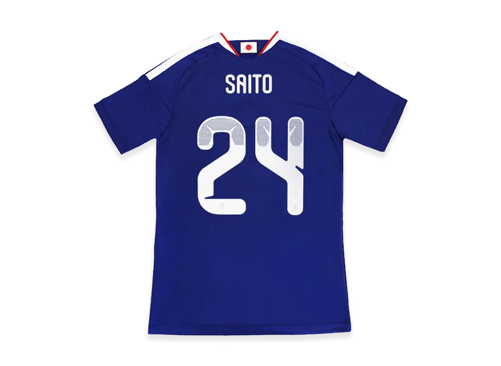 adidas Soccer Japan 2026 Home Replica Jersey #24 Koki Saito "Japan Blue/Ash Blue"