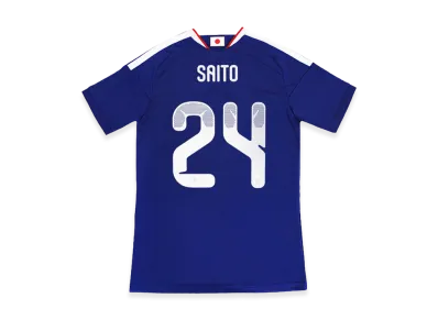 adidas Soccer Japan 2026 Home Replica Jersey #24 Koki Saito "Japan Blue/Ash Blue"