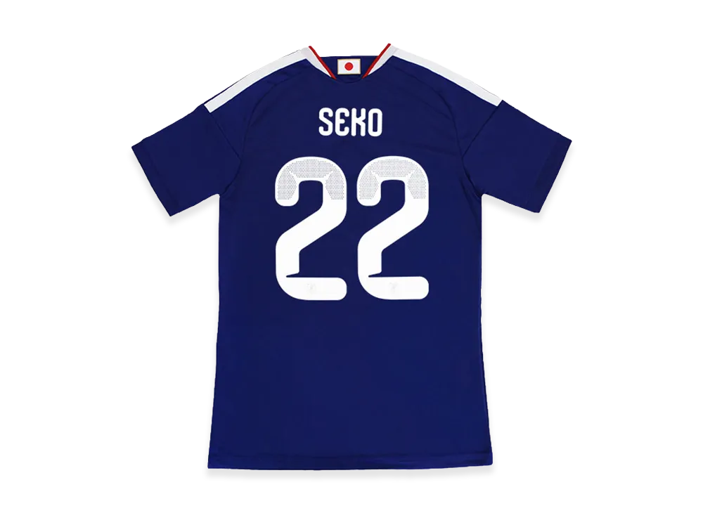 adidas Soccer Japan 2026 Home Replica Jersey #22 Ayumu Seko "Japan Blue/Ash Blue"