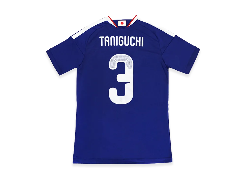 adidas Soccer Japan 2026 Home Replica Jersey #3 Shogo Taniguchi "Japan Blue/Ash Blue"