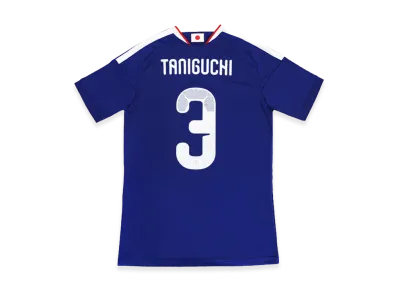 adidas Soccer Japan 2026 Home Replica Jersey #3 Shogo Taniguchi "Japan Blue/Ash Blue"
