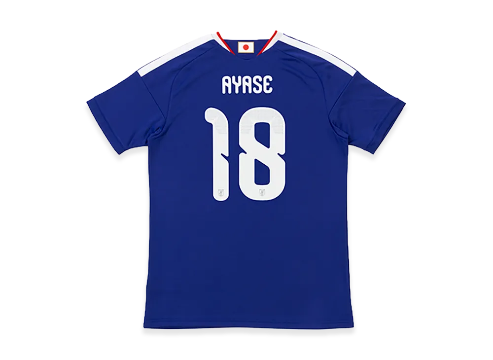 adidas Soccer Japan 2026 Home Replica Jersey #18 Ayase Ueda "Japan Blue/Ash Blue"