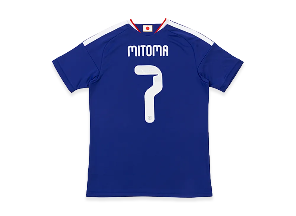 adidas Soccer Japan 2026 Home Replica Jersey #7 Kaoru Mitoma "Japan Blue/Ash Blue"