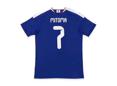 adidas Soccer Japan 2026 Home Replica Jersey #7 Kaoru Mitoma "Japan Blue/Ash Blue"