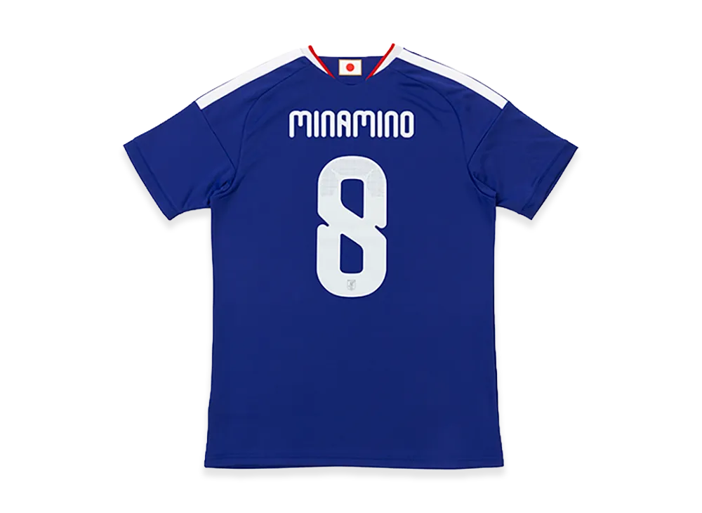 adidas Soccer Japan 2026 Home Replica Jersey #8 Takumi Minamino "Japan Blue/Ash Blue"