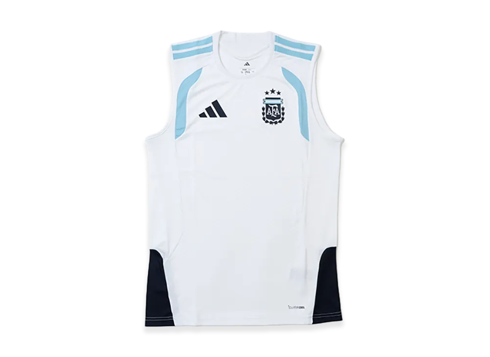 adidas Soccer Argentina Tiro 26 Sleeveless Jersey "White"
