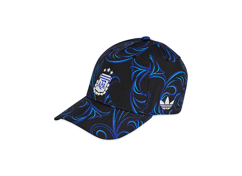 adidas Soccer Argentina Graphic Baseball Cap "Black/Lucid Blue/White"