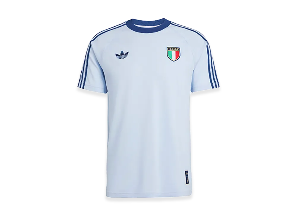 adidas Soccer Italy Originals Short Sleeve T-Shirt "Aero Blue"