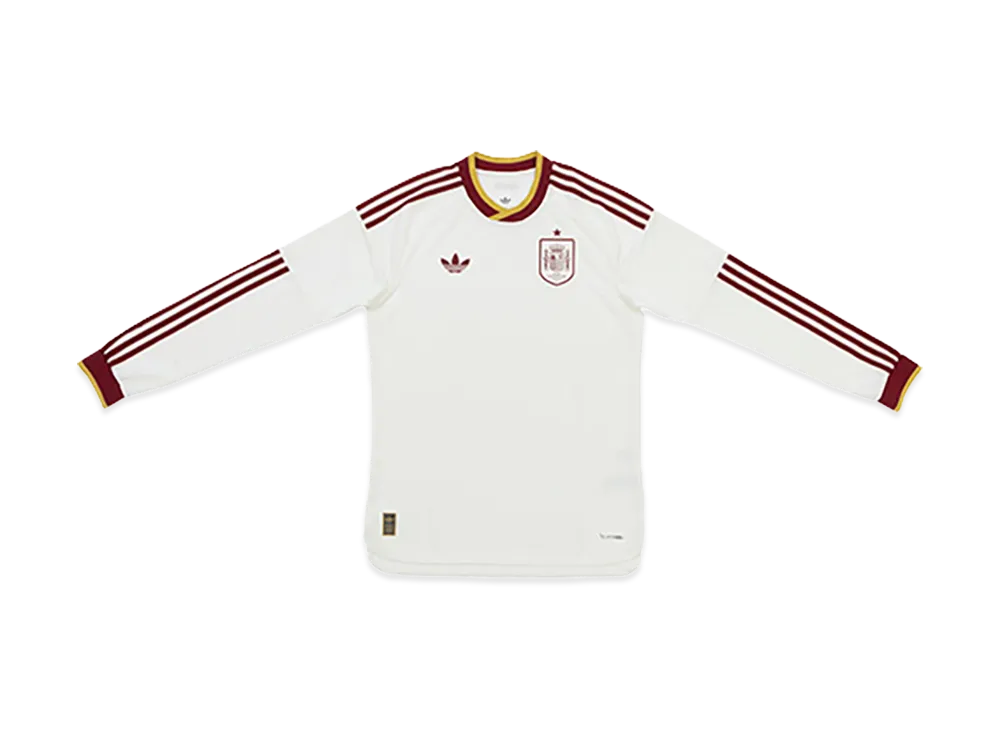 adidas Soccer Spain 2026 Away Authentic Long Sleeve Jersey "Off-White"