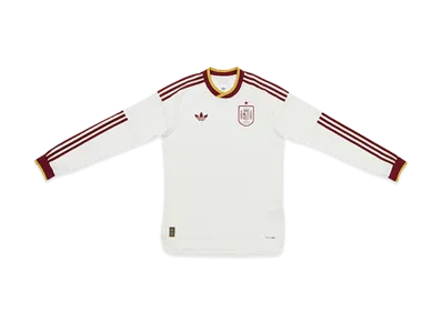 adidas Soccer Spain 2026 Away Authentic Long Sleeve Jersey "Off-White"
