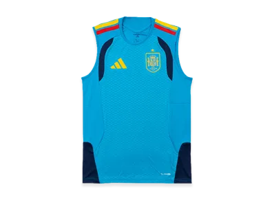 adidas Soccer Spain Tiro 26 Sleeveless Jersey "Bold Aqua"