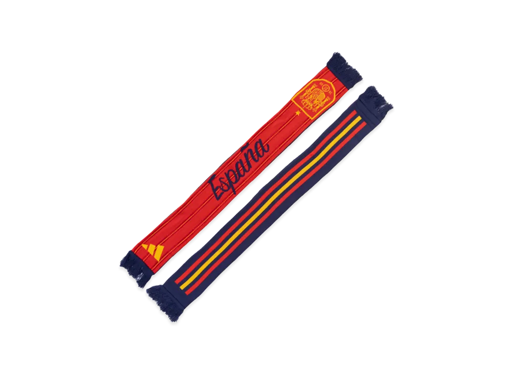 adidas Soccer Spain Scarf "Dark Blue/Vivid Red/Crew Yellow"