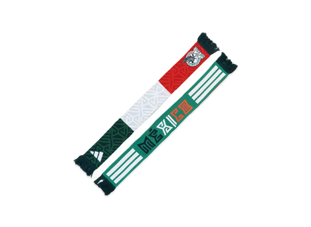 adidas Soccer Mexico Scarf "Bold Green/Aurora Ivy"