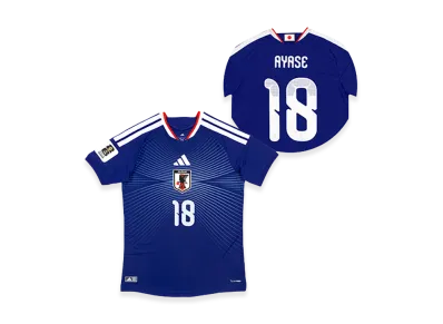 adidas Soccer Japan 2026 Home Authentic Jersey "FIFA World Cup 26 Official Sleeve Badge" #18 Ayase Ueda "Japan Blue"