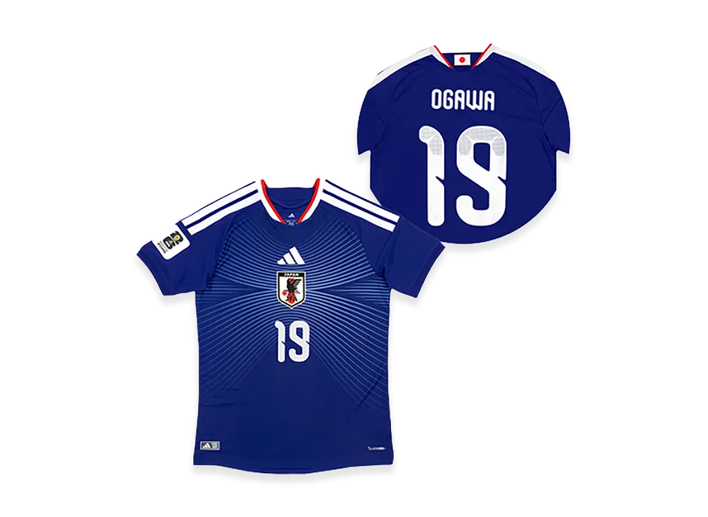 adidas Soccer Japan 2026 Home Authentic Jersey "FIFA World Cup 26 Official Sleeve Badge" #19 Koki Ogawa "Japan Blue"
