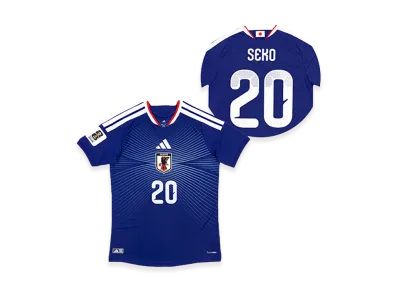 adidas Soccer Japan 2026 Home Authentic Jersey "FIFA World Cup 26 Official Sleeve Badge" #20 Ayumu Seko "Japan Blue"