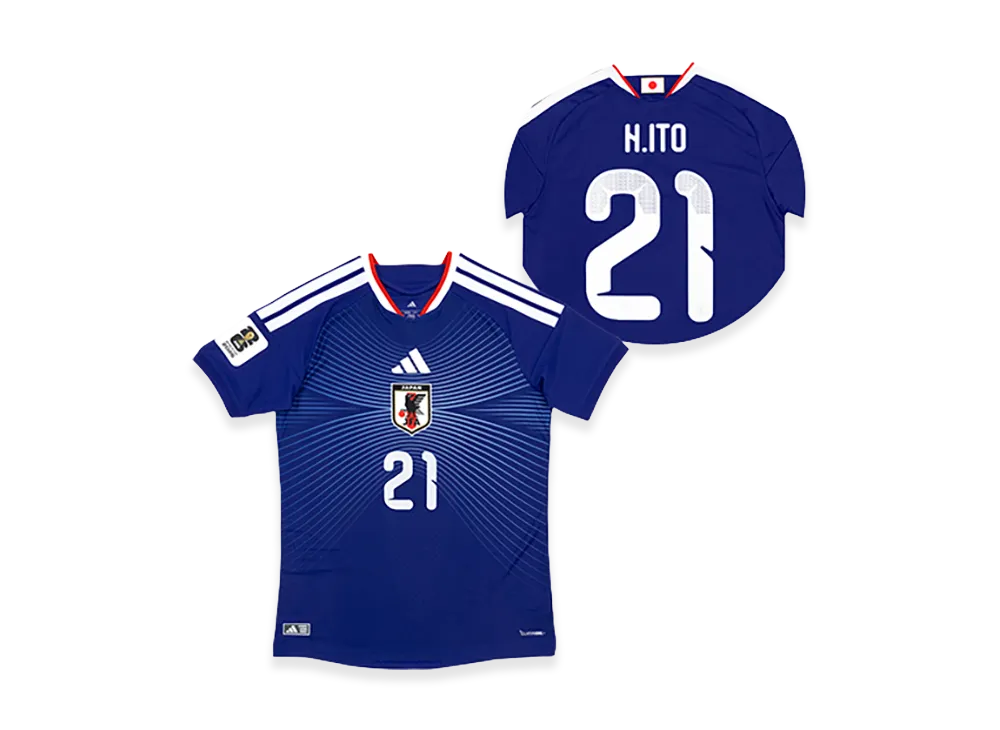 adidas Soccer Japan 2026 Home Authentic Jersey "FIFA World Cup 26 Official Sleeve Badge" #21 Hiroki Ito "Japan Blue"